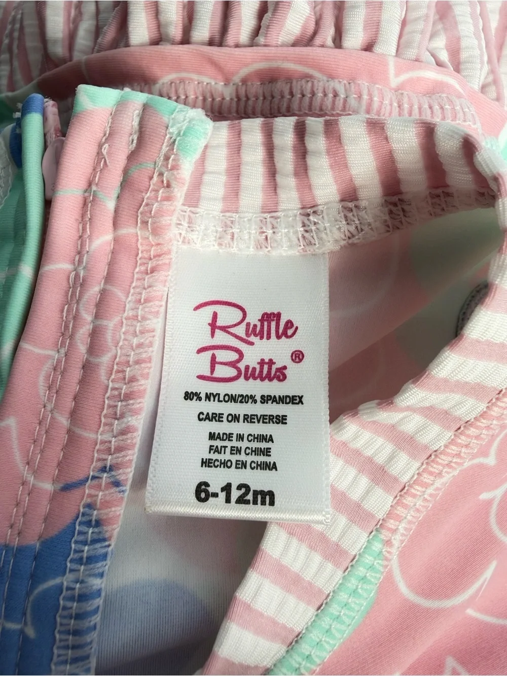 Ruffle Butts 2 piece Swimsuit -‎ 6/12 months girls